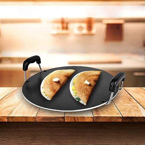 Raj - Round Non-Stick Tawa 34 Cm-Kmt0001