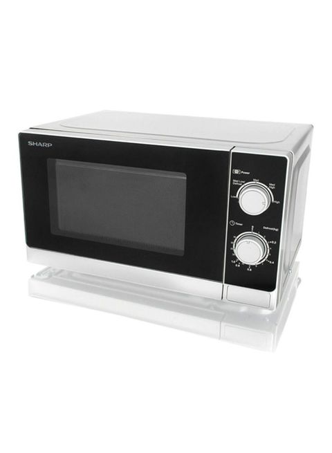 Black and 2024 grey microwave