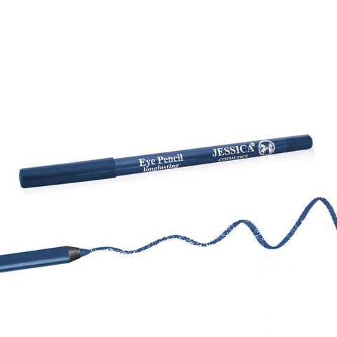 قلم تحديد عيون طويل الأمد من جيسيكا 25 أزرق