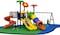 Rainbow Toys - Outdoor Children Playground Set Garden Climbing frame Swing Slide 8 * 5.5 * 3.5 Meter RW-11024