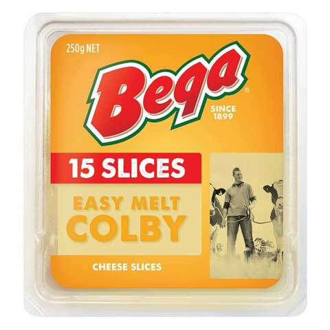 Buy Bega Easy Melt Colby Sliced Cheese 250g Online - Shop Fresh Food on