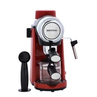 Krypton Espresso Coffee Machine, 0.24L Capacity, KNCM6319, Stainless Steel Filter &amp; Aluminum Die-Casting Filter Holder, 5 Bar High Pressure, On/Off Light Indicator