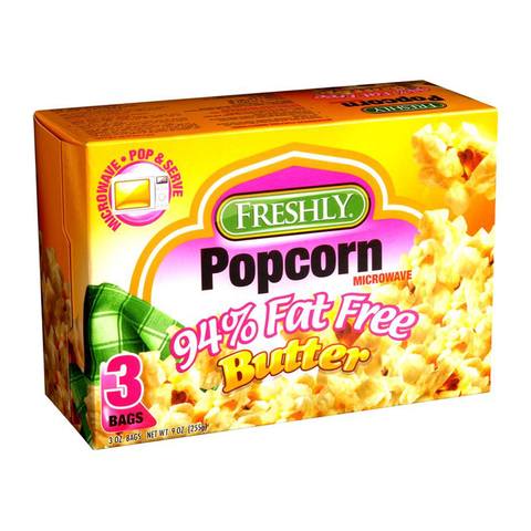 Freshly Butter Popcorn 94% Fat Free 255g
