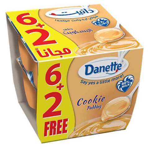 Danette Cream Cookies 90 Gram 6 Pieces + 2 Pieces