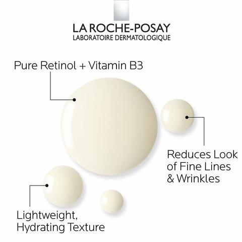 La Roche-Posay Pure Retinol Face Serum with Vitamin B3. Anti Aging Face  Serum for Lines, Wrinkles & Premature Sun Damage to Resurface & Hydrate.