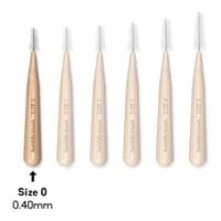 The Humble Co Interdental Bamboo Brush Size 0 Pink 6 PCS