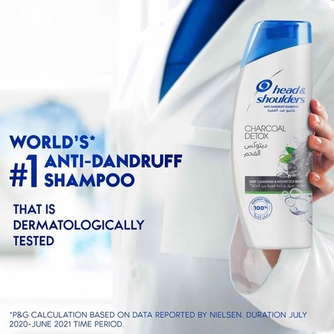 Head &amp; Shoulders Charcoal Detox Anti-Dandruff Shampoo 400ml