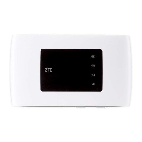ZTE MF920U, CAT4/4G LTE Mobile Wi-Fi, Unlocked Low Cost Portable Hotspot, Connect up to 10 Devices, 2000mAh Battery, with FREE SMARTY SIM Card- White