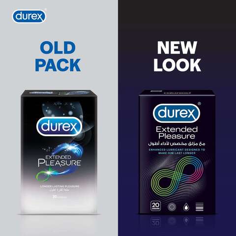 Durex Extended Pleasure Condom Clear 20 PCS