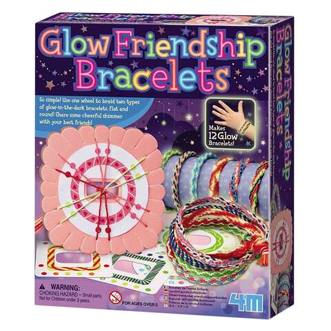 4M Kidzmaker Friendship Bracelet Kit, for Kids Ages 3+, Small