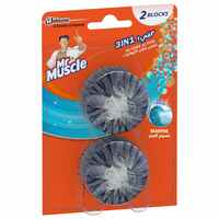 Mr. Muscle 3in1 Marine In-Tank Block Toilet Refresher 50g Pack of 2