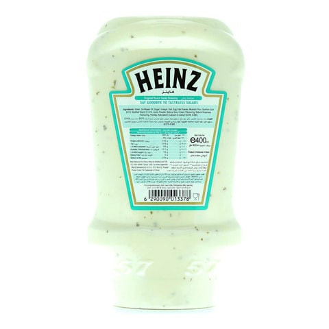 Heinz Original Ranch Salad Dressing Sauce 400ml