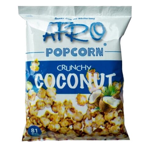 Afro Crunchy Coconut Popcorn 35g