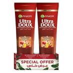 Buy Garnier Ultra Doux Castor And Almond Oils Strengthening Oil Replacement 300ml Pack of 2 in UAE