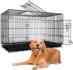 Buy Doreen Dog Crate Pet Cage Kennel Playpen for Extra Large Medium Small Pet Puppy Cat Rabbit Indoor Outdoor with Tray(GC2352A) in UAE