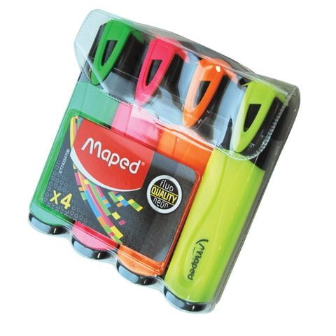 Maped Florescent Highlighter Multicolour 4