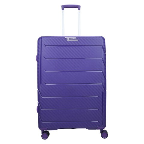 Buy Carlton Chroma 8 Wheel Hard Luggage Trolley Purple 76cm Online