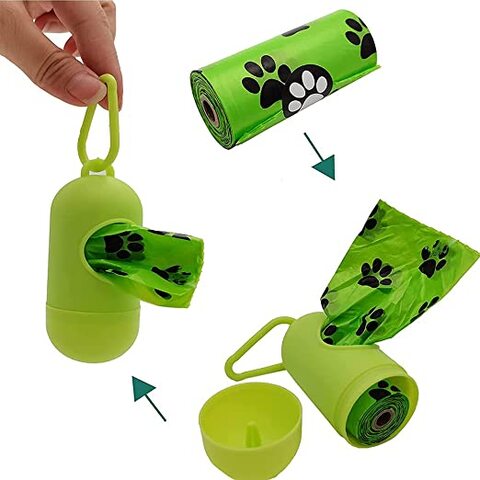 Buy Dream Dog Poop Bags Pet Dog Supplies 300 Bags 20 Rolls for Dogs Cats Puppy Biodegradable Extra Thick Large Leak Proof Environment Friendly Poop Bags (Green-A) Online - Shop Pet