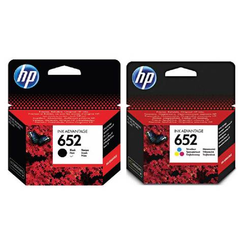 HP Cartridge 652 Black+652 Tri Color