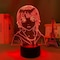 LED Night Light Experiments Lain Figure Kid Decors Bedroom Acrylic Table 3D Lamp