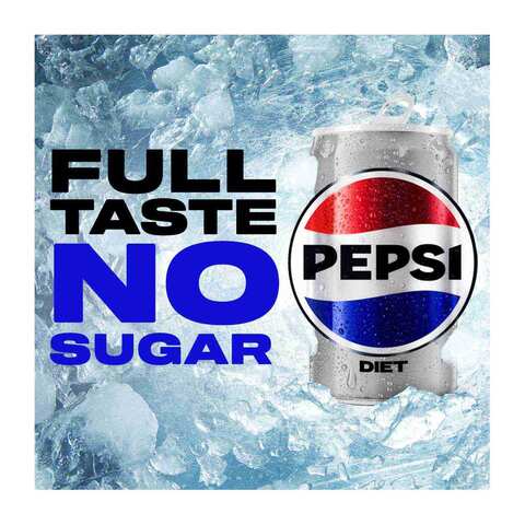 Pepsi Diet Cola Beverage Cans 155ml Pack of 15