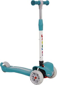 Lovely Baby Kick Scooter LB T10 For Kids, Toddler Scooter For Ages 2-7, Music &amp; Light Kids Scooter, Kick Scooter With Foldable Seat, 3 Wheel Scooter And Adjustble Height For Boys/Girls (Blue)