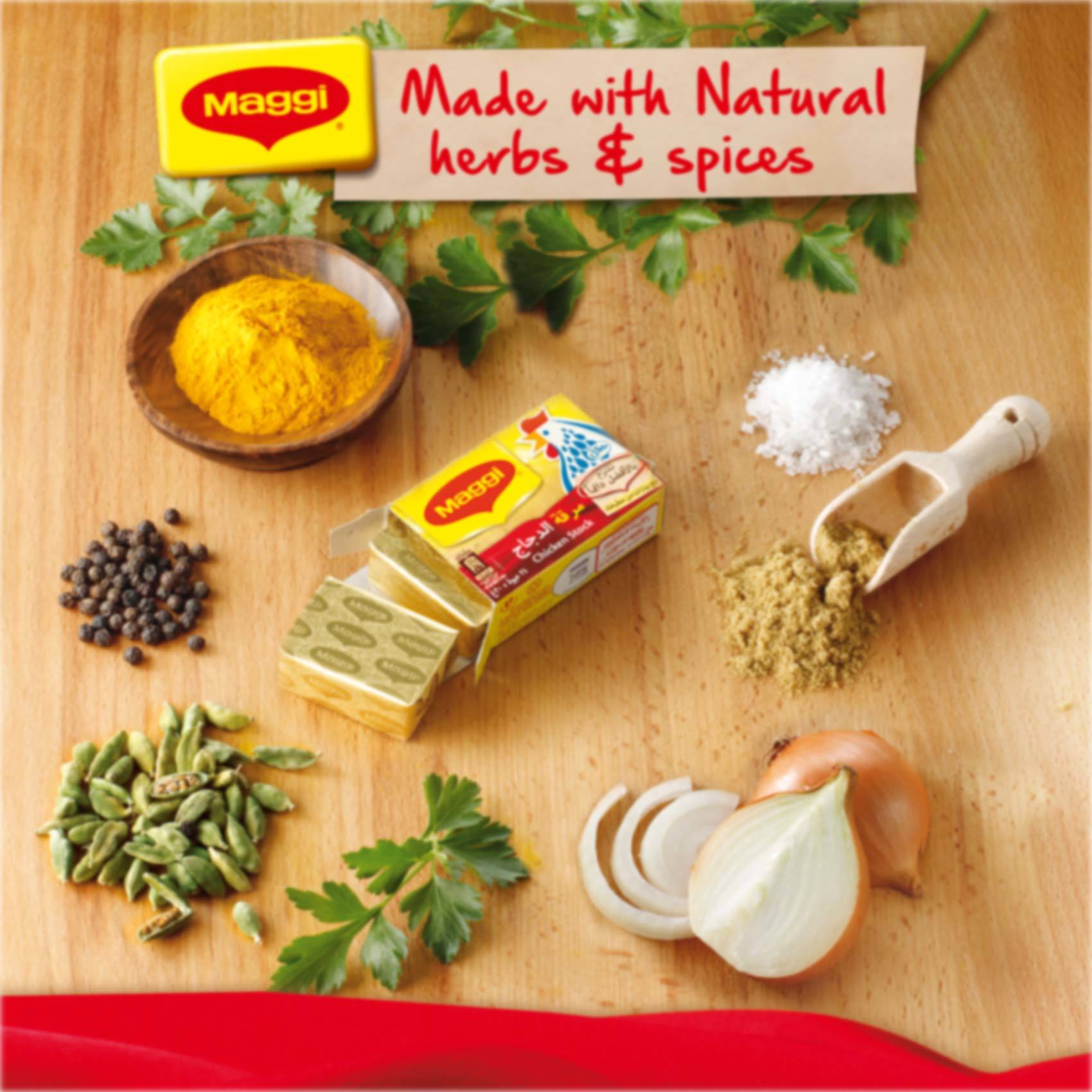 Buy Nestle Maggi with Herbs Chicken Stock Bouillon Cubes 20g x Pack of 24 Online Shop Food