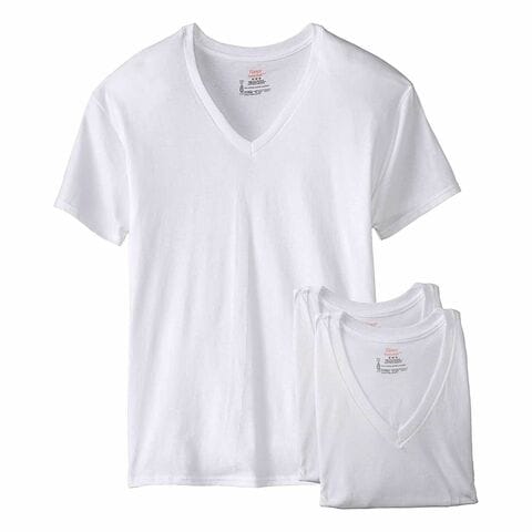 Hanes ComfortSoft Tagless Boys` Crewneck T-Shirt - Best-Seller, XL, White