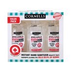 Buy Cornells Wellness Hand Sanitizer Gel 65ml Pack of 3 in UAE