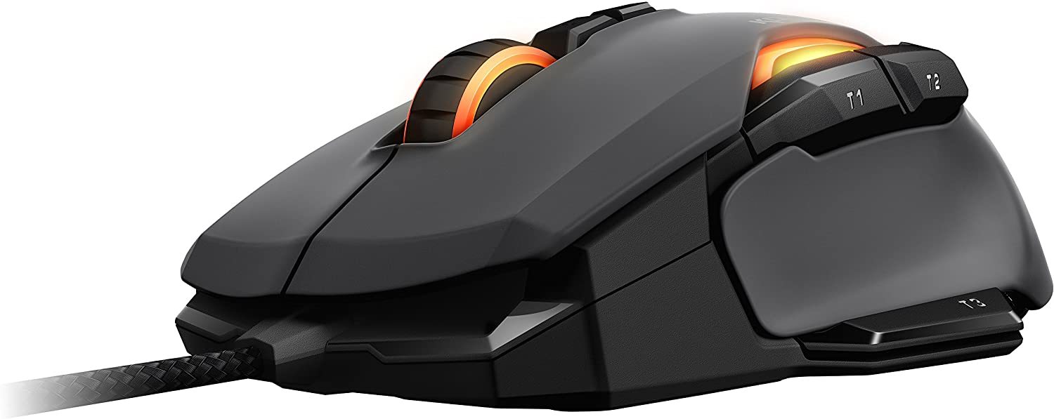 Buy Roccat Kone Aimo Rgba Smart Customization Gaming Mouse Grey Online Shop Electronics Appliances On Carrefour Uae