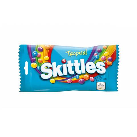 SKITTLES TROPICAL CRAZY SOURS WILD BERRY FRUIT AMERICAN SWEETS