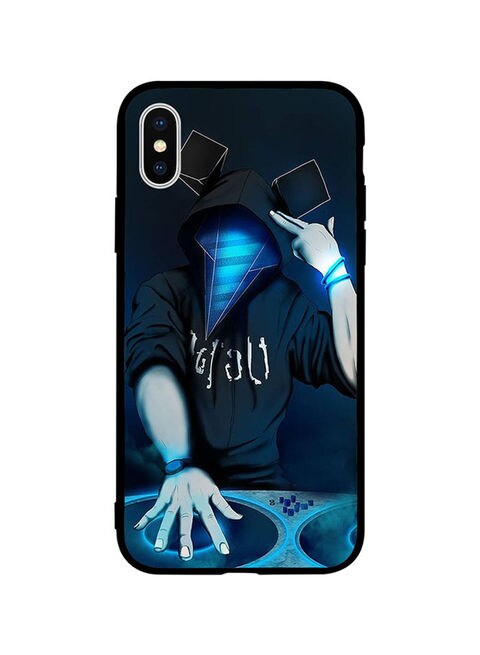 Theodor - Protective Case Cover For Apple iPhone XS Blue Face Boy