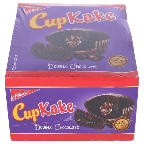 Hilal Cup Kake Double Chocolate 12 Cup Cakes