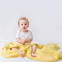Milk&amp;Moo Baby Muslin Swaddle Blanket, Oeko Tex Certified 100%Cotton, 4-Layer Muslin Blanket, Soft, Breathable, Lightweight, Gender Neutral, Baby Blanket for Toddler Girls and Boys