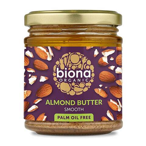 Buy Biona organic almond butter smooth 170 g in Saudi Arabia