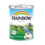 Buy Rainbow Evaporated Milk Cardamom 410g in UAE