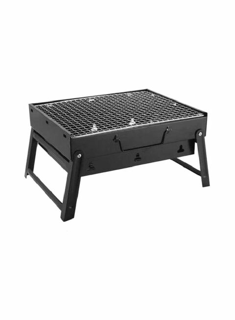 اشتري Generic Portable Bbq Charcoal Grill Black في الامارات