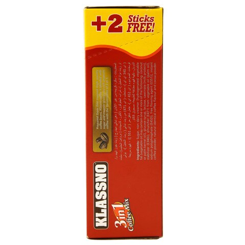 Klassno 3-In-1 Coffee Mix 20g Pack of 12