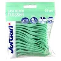 Jordan Easy Reach Flossers Green 25 PCS