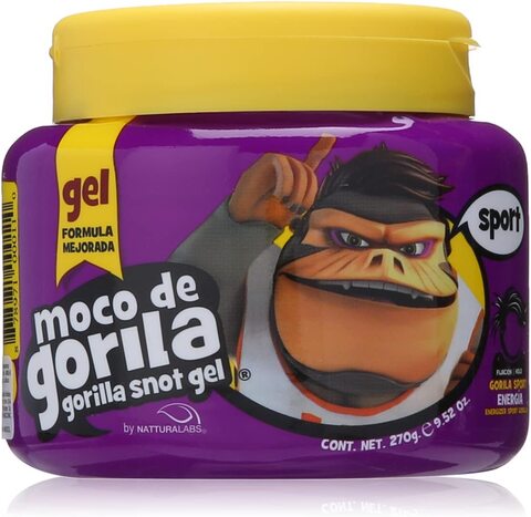 Moco De Gorila Sport Hair Gel, Energizing Hair Styling Gel For Extreme Long Lasting Hold, Gorilla Snot Gel Is Ultimate Hair Gel To Energize Any Hairstyle, 9.52 Ounce Jar