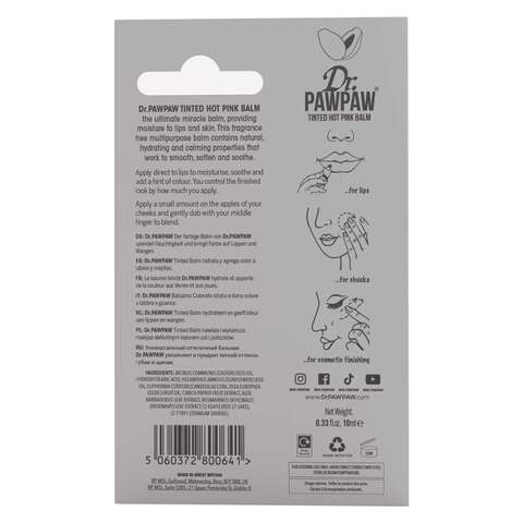 Dr. Pawpaw Multipurpose Soothing Balm Tinted Hot Pink 10ml