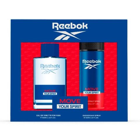 Buy Reebok Your Spirit 2Pcs Set For Men Online - Shop Beauty & Personal Care on Carrefour UAE