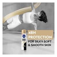 NIVEA Antiperspirant Spray for WoMen Black &amp; White Invisible Silky Smooth Shaving 150ml