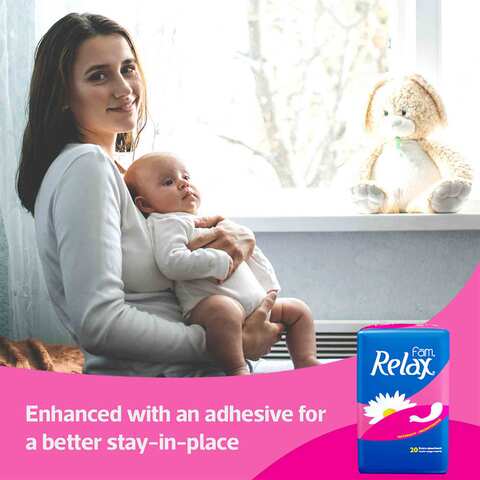 Fam Relax Maternity Sanitary Pads White 20 count