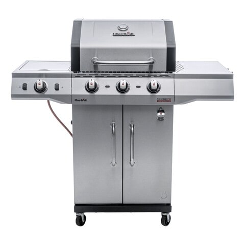 Outdoor grill with burner sale