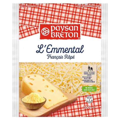 Paysan Breton Emmental Cheese Grated 350g