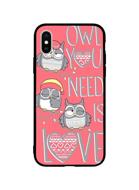 Theodor - Protective Case Cover For Apple iPhone XS Max Owl You Need In Love