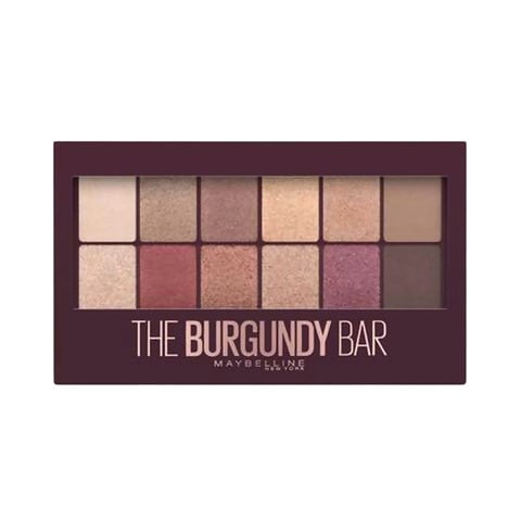 Maybelline New York The Burgundy Bar Eyeshadow Palette Multicolour 9.6g