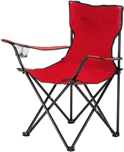 Red camping hot sale chairs