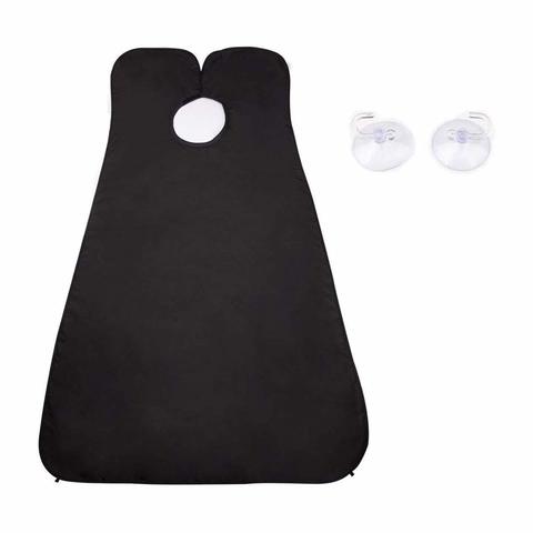 اشتري Mustaches Beard Bib Beard Catcher Apron for Shaving Grooming Cape for Bearded Men with Suction Cup في الامارات